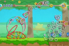 小恐龙的新玩具：耀西的毛线和手工世界图片