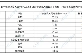 疫情下的外向型企业半年报：医药、信息技术增长强劲，服装、家电受冲击图片