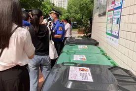 深大、世界之窗垃圾桶设置不规范，深圳垃圾分类检查要求整改图片