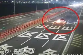 浙江高速一小轿车突然起火，司机咬牙继续开！事后查监控才发现……太揪心图片