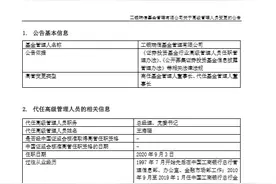 任期仅一年三个月，工银瑞信董事长郭特华离职图片