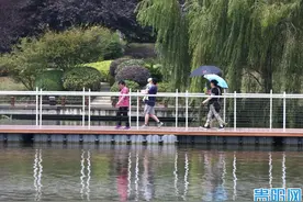 鸟语花香！初秋的贵阳阅山湖公园“醉”游人图片