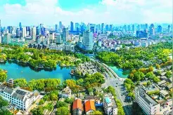 月湖：玲珑宁波“心”图片