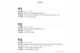 今明两天，渝中九龙坡沙坪坝这些地方要停电图片