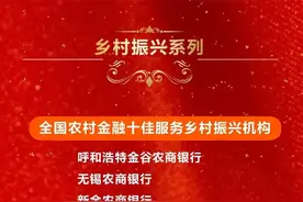 全省唯一！常山农商银行荣获“全国农村金融十佳服务乡村振兴机构”奖项图片