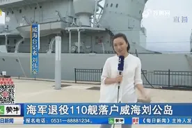 壮观！海军退役110舰落户威海刘公岛，听老兵讲述他与110舰的故事视频封面