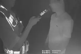 郑州中牟交警在乡间道路夜查，同一路口7分钟内逮住俩“酒鬼”图片
