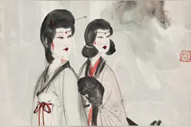傅抱石博物馆级经典之作《春光》10月亮相拍场图片