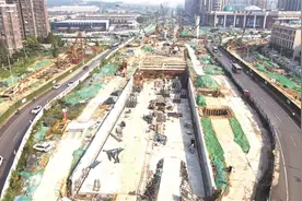 徐州城东大道高架快速路汉源大道立交工程快速推进图片