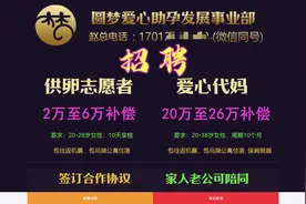 地下代孕市场调查②｜“卵妹”遭盘剥，代妈出事“钱会摆平”图片