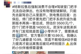 特斯拉车主遭遇“小损大修”暴露电动车行业维修弊端图片