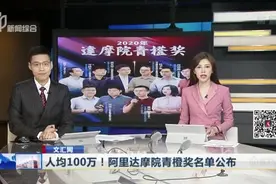 文汇网：人均100万！阿里达摩院青橙奖名单公布视频封面
