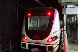 洛阳地铁1号线首列车辆全线试跑成功图片