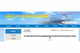 大专以上注意！最高每月2000元！沈阳这些高校毕业生可领补贴图片