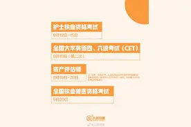 转发收藏！2020最后四个月考试日历图片