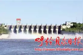 尼尔基水库总出库流量由2000立方米每秒加大至2500立方米每秒，溢洪道闸门开启由2孔增加至4孔图片
