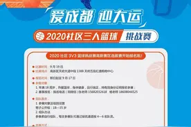 3V3一起玩！2020社区三人篮球挑战赛高新分赛站启动招募图片