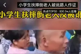 小学生扶摔倒老人被讹？反转了图片