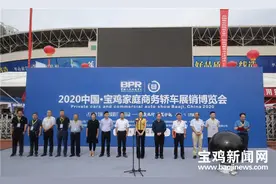 2020中国·宝鸡家庭商务轿车展销博览会开幕图片
