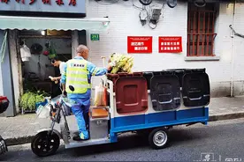 市中心沿街商铺密集，垃圾如何收运？黄浦这个街道个性化定制收运线路和时间图片