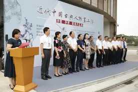 首次联展！近代中国古典人物画三杰在市博物馆展出图片