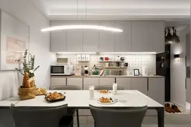 好久没见这么正的性冷淡风，她爆改二手房改造的秘诀在这里图片