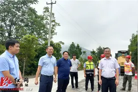 道县G357线大修工程开工图片