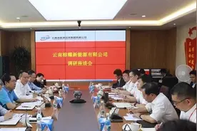云南能源投资集团董事长孙德刚到云南榕耀公司调研图片