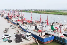 江苏连云港：黄渤海伏季休渔期即将结束 渔民“备耕”待开海图片