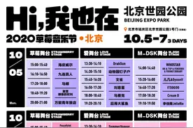 草莓音乐节北京站五条人、重塑等出演，开票3小时仅剩少量余票图片