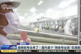 最辣的专业来了！国内首个“辣条专业班”在湖南开班视频封面