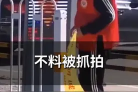 太原闯红灯抓拍装置误拍执勤交警，大头照被挂上屏幕，网友：误伤“友军”图片