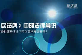 《民法典》中的法律常识：离婚时哪些情况下可以要求损害赔偿？视频封面