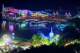 海南各大景区点亮“夜游模式”图片