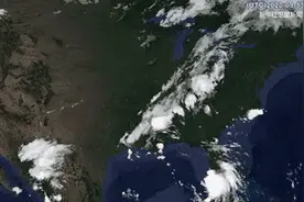 美国飓风登陆、山火疯烧，卫星云图直击“水深火热”图片