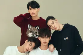 泰版《流星花园》男主时尚大片 全员180以上美男图片