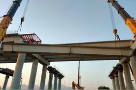 青兰莱泰扩建泰安高架左幅全部贯通图片
