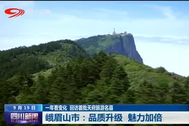 四川新闻丨峨眉山市：品质升级 魅力加倍图片