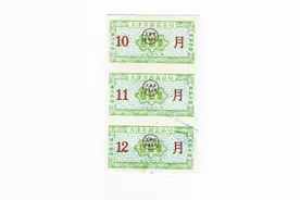 难忘1962年的糕点票图片