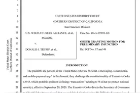 美法院紧急叫停微信禁令，美国用户可继续正常下载和使用微信图片