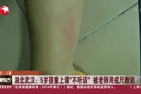 湖北武汉：5岁孩童上课“不听话”  被老师用戒尺教训视频封面