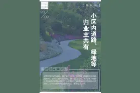 每日一“典”丨小区内道路、绿地等归业主共有图片