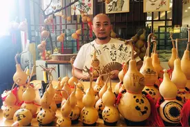 精心制作108个“葫芦娃”献礼大运会！社区达人陶思俊有才又有爱图片