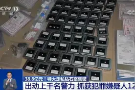 38.8亿元！特大走私钻石案：腰带夹藏钻石“水客”司机捎货获千元图片