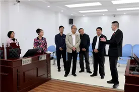 昆明市人大常委会到昆明法院视察调研图片