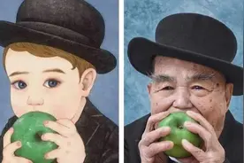 “戏精”老人COS名画走红，背后是上海这个福利院满满的爱图片