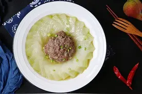 冬瓜蒸牛肉饼：美味与营养兼备，拿来宴客也有面儿图片