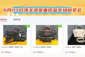 扬州海关今天“卖了”99件奢侈品图片