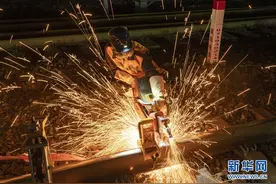 湖北襄阳：浩吉铁路引入郜营站改造工程完工“北煤南运”疏散能力大幅提升图片