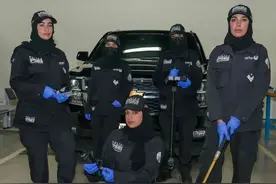 迪拜第一支女子防暴警察队正式成立图片